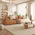 Julia Suede  Fabric Soft Sofa Modern 3-Seater Couch